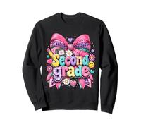 Joyeux Premier Jour de l'école pour Filles de 2e année Graphic Second Sweatshirt