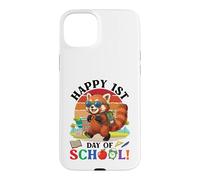 Joyeux Premier Jour d'école, Mignon rhinocéros, étudiant, garçon, Fille Coque pour iPhone 15 Plus