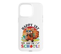 Joyeux Premier Jour d'école, Mignon rhinocéros, étudiant, garçon, Fille Coque pour iPhone 15 Pro Max