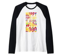 Joyeux Premier Jour d'école Wooo Hooo Manche Raglan