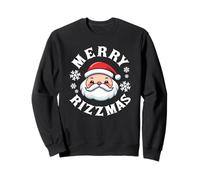 Joyeux Rizzmas, père Noël, Argot de Noël Amusant de la génération Z Sweatshirt
