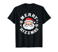 Joyeux Rizzmas, père Noël, Argot de Noël Amusant de la génération Z T-Shirt