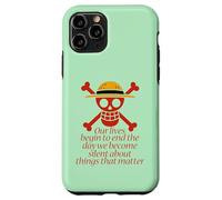 Joyeux Roger. Nos Vies... des Choses Qui comptent. Coque pour iPhone 11 Pro