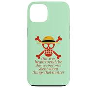 Joyeux Roger. Nos Vies... des Choses Qui comptent. Coque pour iPhone 13