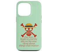 Joyeux Roger. Nos Vies... des Choses Qui comptent. Coque pour iPhone 13 Pro