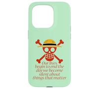 Joyeux Roger. Nos Vies... des Choses Qui comptent. Coque pour iPhone 15 Pro