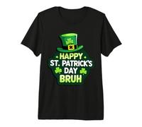 Joyeux Saint Patrick Bruh Funny Saint Paddy's Saying Joke T-Shirt Haut de Gamme
