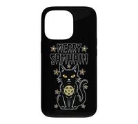 Joyeux Samhain Witch Cat Wicca Wiccan Occult Halloween Coque pour iPhone 13 Pro