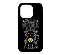 Joyeux Samhain Witch Cat Wicca Wiccan Occult Halloween Coque pour iPhone 15 Pro
