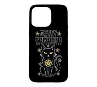 Joyeux Samhain Witch Cat Wicca Wiccan Occult Halloween Coque pour iPhone 15 Pro Max