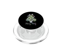 Joyeux Sapin de Mahjong, Guirlande Lumineuse pour Les Joueurs de Mahj PopSockets PopGrip pour MagSafe
