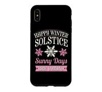 Joyeux Solstice d'hiver Les Beaux Jours arrivent Coque pour iPhone XS Max