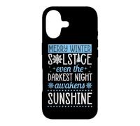 Joyeux Solstice d'hiver, même la Nuit la Plus Sombre s'éveille Coque pour iPhone 17