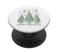 Joyeux Solstice d'hiver Minimaliste PopSockets PopGrip Adhésif