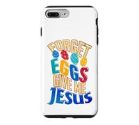 Joyeux œufs de Pâques, oublie Les œufs, Donne-Moi Jesus Christian Coque pour iPhone 7 Plus/8 Plus