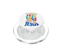 Joyeux œufs de Pâques, oublie Les œufs, Donne-Moi Jesus Christian PopSockets PopGrip pour MagSafe
