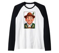 Joyeux Yodeler Allemand Manche Raglan