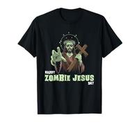 Joyeux Zombie Jésus Religieux fête de Pâques fête drôle T-Shirt
