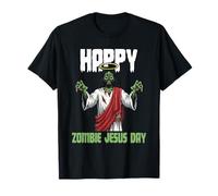 Joyeux Zombie Jésus Religieux fête de Pâques fête drôle T-Shirt