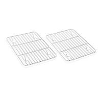 Joyfair Lot de 2 grilles de refroidissement en acier inoxydable (21,5 x 16 x 1,5 cm)