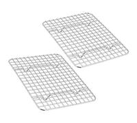 Joyfair Lot de 2 mini grilles de refroidissement en acier inoxydable pur pour cuisson au four, rôtir, griller, sécher, passe au lave-vaisselle