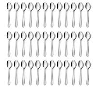 Joyfair Lot de 36 cuillères à café en acier inoxydable de 13,5 cm - Petites cuillères à café - Cuillères à dessert - Pour la maison, le restaurant, le café - Poli miroir et passe au lave-vaisselle -