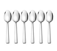 Joyfair Lot de 6 cuillères à soupe en acier inoxydable - Pour la maison, la cuisine, le restaurant - Surface miroir et passe au lave-vaisselle - 19,5 cm