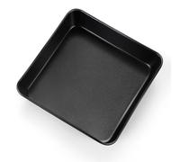 Joyfair Moule à gâteau carré de 20 cm en acier inoxydable avec surface antiadhésive, idéal pour la cuisson et la cuisson du pain, des lasagnes, des brownies, de la viande, facile à démouler et à