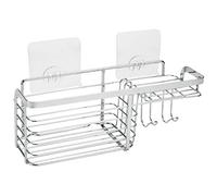 Joyfamy Etagère de Douche Adhésif sans Perçage - Panier Rangement d'étagère de Stockage d'acier Inoxydable de Cuisine, Salle de Bains pour Le Savon, Shampooing et l’éponge