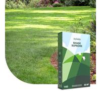 Joyfields Shade Supreme - Semences de gazon pour l’ombre - 3 kg pour 150 m² - Il crée un gazon dense - Prévient la formation de mousse dans votre pelouse - Avec enrobage pour une germination optimale