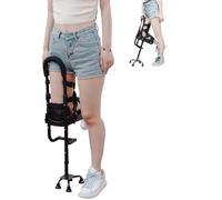 Joyfitness Béquille de Genou réglable Mains Libres, béquille de Genou télescopique sans Douleur, Marcheur télescopique à Une Jambe réglable en Hauteur, béquille de Genou sans Douleur