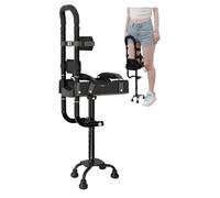 Joyfitness Béquille Mains Libres, béquille de Genou sans Douleur, Marcheur télescopique à Une Jambe réglable en Hauteur, Genou sans Douleur pour Le Dessous du Genou Uniquement,