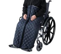 Joyfitness Couverture Fauteuil Roulant en Laine Polaire Chancelière, Chaude Et Confortable pour l’Hiver Housse, Couverture Universelle Genou en Peluche Épaissie, Fourré pour Fauteuil Roulant