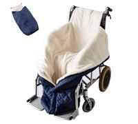 Joyfitness Couverture Jambe Fauteuil Roulant Chaude Et Coupe-Vent, l’Hiver Housse De Protection Coupe-Vent, Couverture pour Fauteuil Roulant, Couverture Chaude en Polaire pour Le Patient Âgé