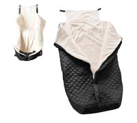 Joyfitness Couverture Universelle Genou en Peluche Épaissie, Chancelière d'hiver pour Sac Fauteuil Roulant pour Adultes, Coupe-Vent Couverture pour Fauteuil Roulant, pour Le Patient Âgé