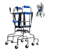 Joyfitness Déambulateur Adulte pour Personnes âgées, Cadre Debout de rééducation hémiplégique, adapté aux Personnes de 59 à 71 Pouces