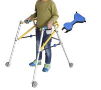 Joyfitness Déambulateur Pliable pour Enfants avec Roues, déambulateur réglable en Hauteur en Alliage d'aluminium, déambulateur postérieur léger, déambulateur pour Enfants