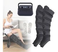 Joyfitness Machine de Pressothérapie, Bottes Pressothérapie Drainage Lymphatique, Appareil Circulation Sanguine Jambes, Massage Jambes Lourdes Et Douloureuses, Pressothérapie Jambes, Noir