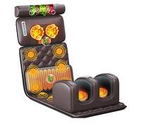 Joyfitness Matelas de Massage Complet du Corps avec 20 Têtes De Massage du Cou, Tapis De Massage, 9 Modes Et 9 Forces Réglables pour Le Cou Et Le Dos, Relaxation des Muscles du Mollet Lombaire