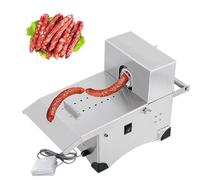 Joyfitness Verticale Poussoir a Saucisse Electrique, Machine Automatique à Nouer Les Saucisses, 200w Machine Électrique à Attacher Acier Inoxydable, pour Viande Saucisses Et Charcuterie