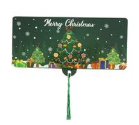 Joyful Cash Wrap - Porte-cartes de vacances pour cadeaux saisonniers | Cartes pliantes décoratives avec pompon, ensemble d'enveloppes joyeuses et style polyvalent pour les mamans et les fêtes à la mai