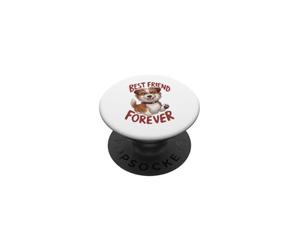 Joyful Pupp Loyal Companion Forever Design PopSockets PopGrip Adhésif