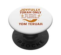 Joyfully Torah Uniquement - Yom Teruah Scripture Design PopSockets PopGrip Adhésif
