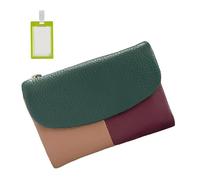 Joyfullygo Portefeuille unisexe en cuir grainé 13,5 cm court en cuir véritable pour pièces de monnaie, cartes d'identité, b, Mode