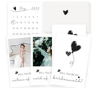 Joyfulmap Lot de 11 cartes de proposition pour demoiselle d'honneur - 8 cartes « Willst du meine Brautjungfer sein» + 2 cartes « Willst du meine Trauzeugin sein» + 1 « Willst du meine Trauzeugin seins