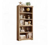 JoyGarden Bibliothèque ouverte style industriel farmhouse 5 niveaux tablettes réglables MDF - Carlo-30 - L 80 cm