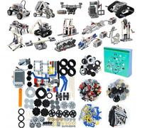 Joygma Kit de construction de 632 pièces avec moteur et engrenages, kit de construction pour différents modèles de véhicules, chaînes et mouvements, avec roues, axes et instructions (français non