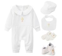 Joygoodta Baptême tenues pour garçons en coton baptême