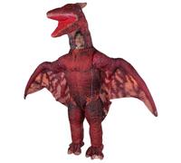 Joygoodta Costume de dinosaure Red Pterodactyle gonflable Dinosaur Costume Fun Blow Up Halloween Costumes For Party Halloween Cosplay