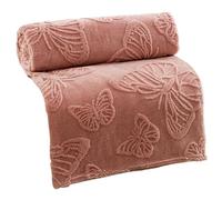 Joygoodta Couverture Papillon 50 x 60 cm, Confortable et Respirante en Polyester Qui ne perd Pas Ses Poils pour lit, canapé, Bureau, Voyage et Plus Encore